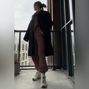 Navy Peacoat/ Dress Coat Winter Jacket trench coat wool coat oversized jacket